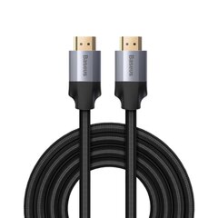 Кабель Baseus Enjoyment 4K Hdmi - Hdmi 3 м,серый (Caksx-D0G) цена и информация | Кабели и провода | hansapost.ee