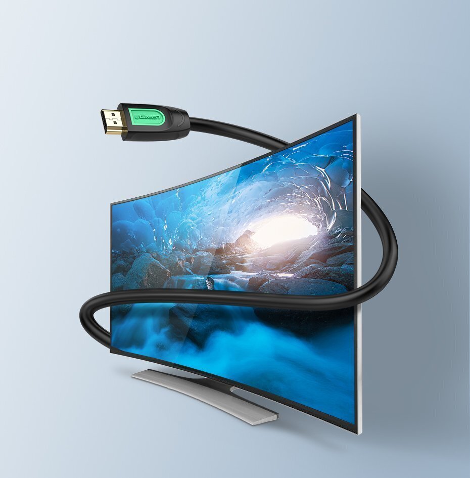 Ugreen HD101 HDMI 2.0 kaabel 4K 60Hz 2m Must / Kollane hind ja info | Juhtmed ja kaablid | hansapost.ee