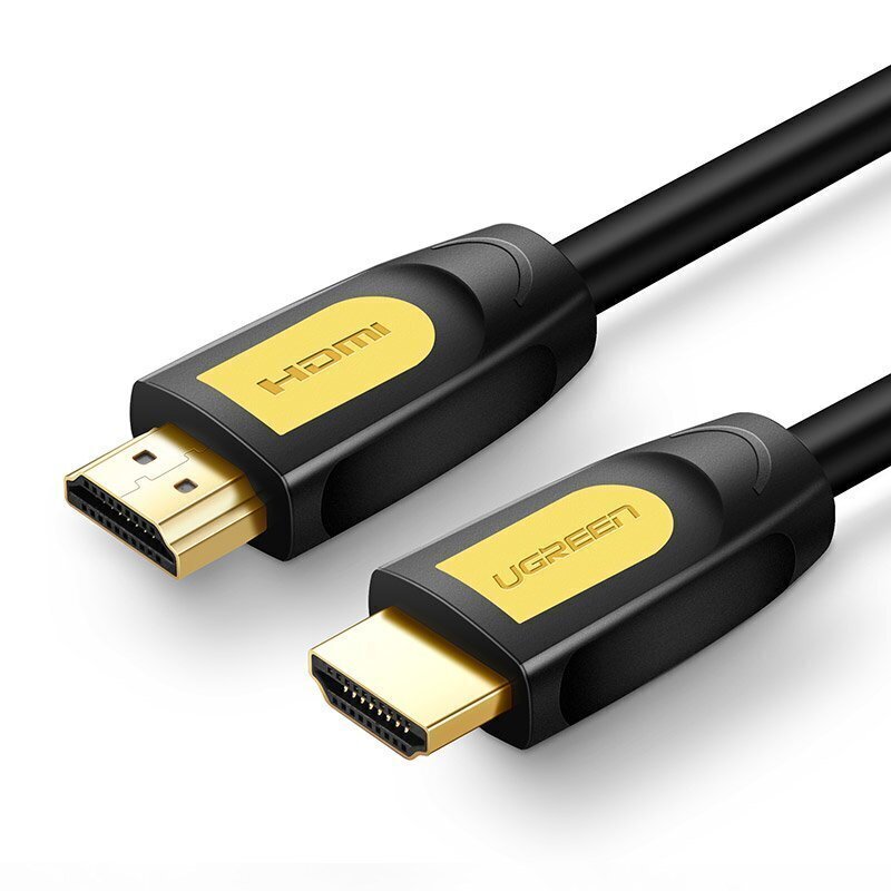 Ugreen HD101 HDMI 2.0 kaabel 4K 60Hz 2m Must / Kollane hind ja info | Juhtmed ja kaablid | hansapost.ee