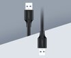 Kaabel Ugreen USB 2.0 (male) - USB 2.0 (male) 1 m, must UGR391BLK цена и информация | Juhtmed ja kaablid | hansapost.ee