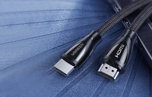 Kaabel UGREEN HD140 HDMI 2.1, 8K 60Hz, 1m, must hind ja info | Juhtmed ja kaablid | hansapost.ee