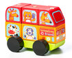 Puidust Buss lemmikloomadega, 7 detaili hind ja info | Beebide mänguasjad | hansapost.ee