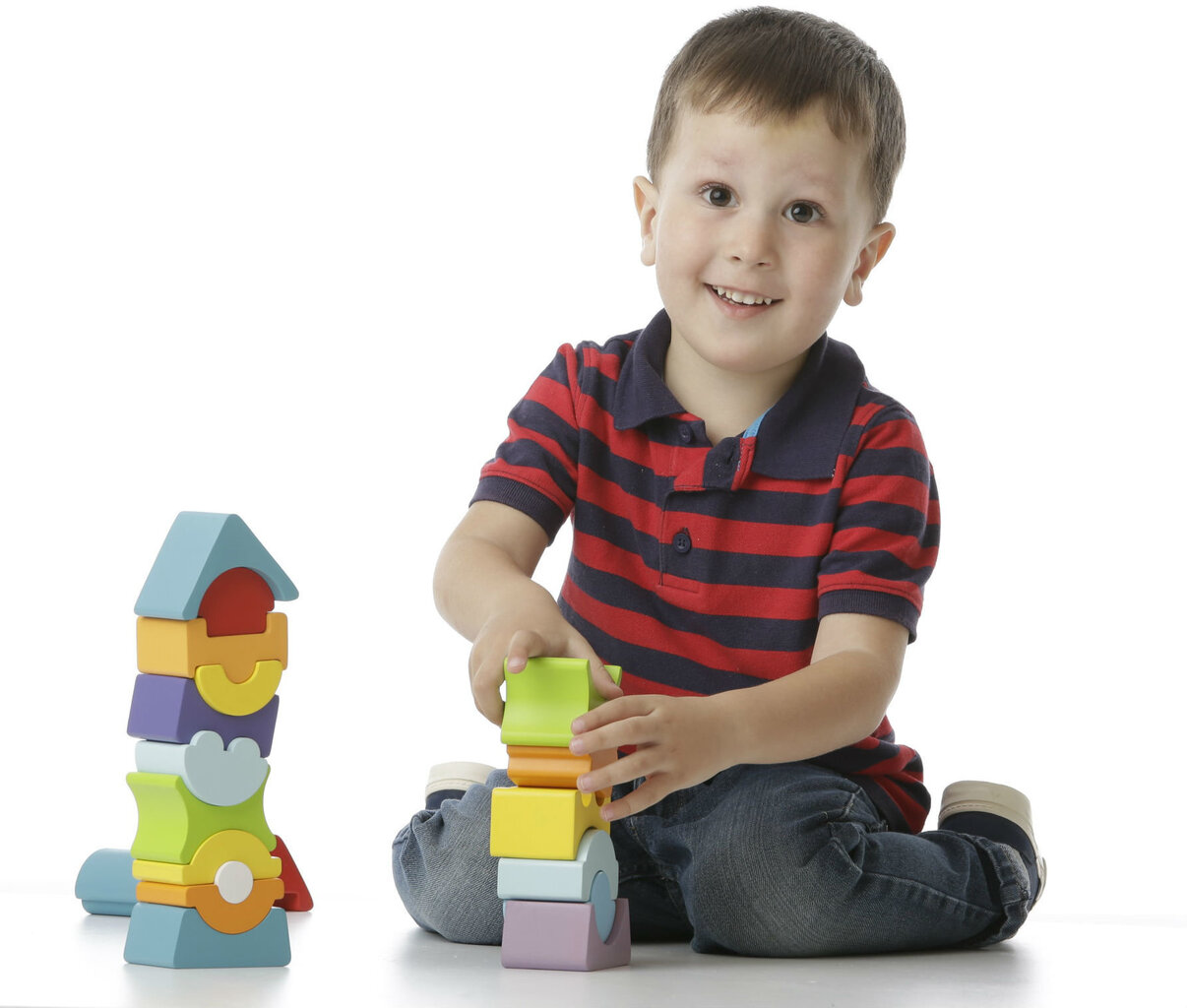 Puidust paindlik mängutorn Cubika 9 hind ja info | Beebide mänguasjad | hansapost.ee