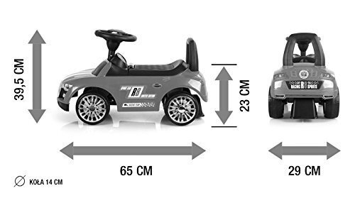 Pealeistutav auto Milly Mally Racer White 0978 hind ja info | Beebide mänguasjad | hansapost.ee