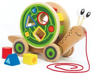 Paelaga järelveetav sorteerija Tigu Hape, E0349 hind ja info | Beebide mänguasjad | hansapost.ee