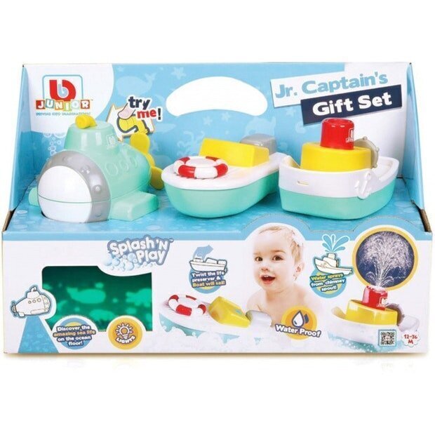 Vannimänguasjade komplekt BB Junior Splash 'N Play Jr. Captain's, 16-89009 цена и информация | Beebide mänguasjad | hansapost.ee