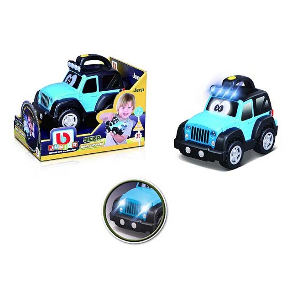 Juhitav mudelauto Jeep Night Explorer BB Junior hind ja info | Beebide mänguasjad | hansapost.ee