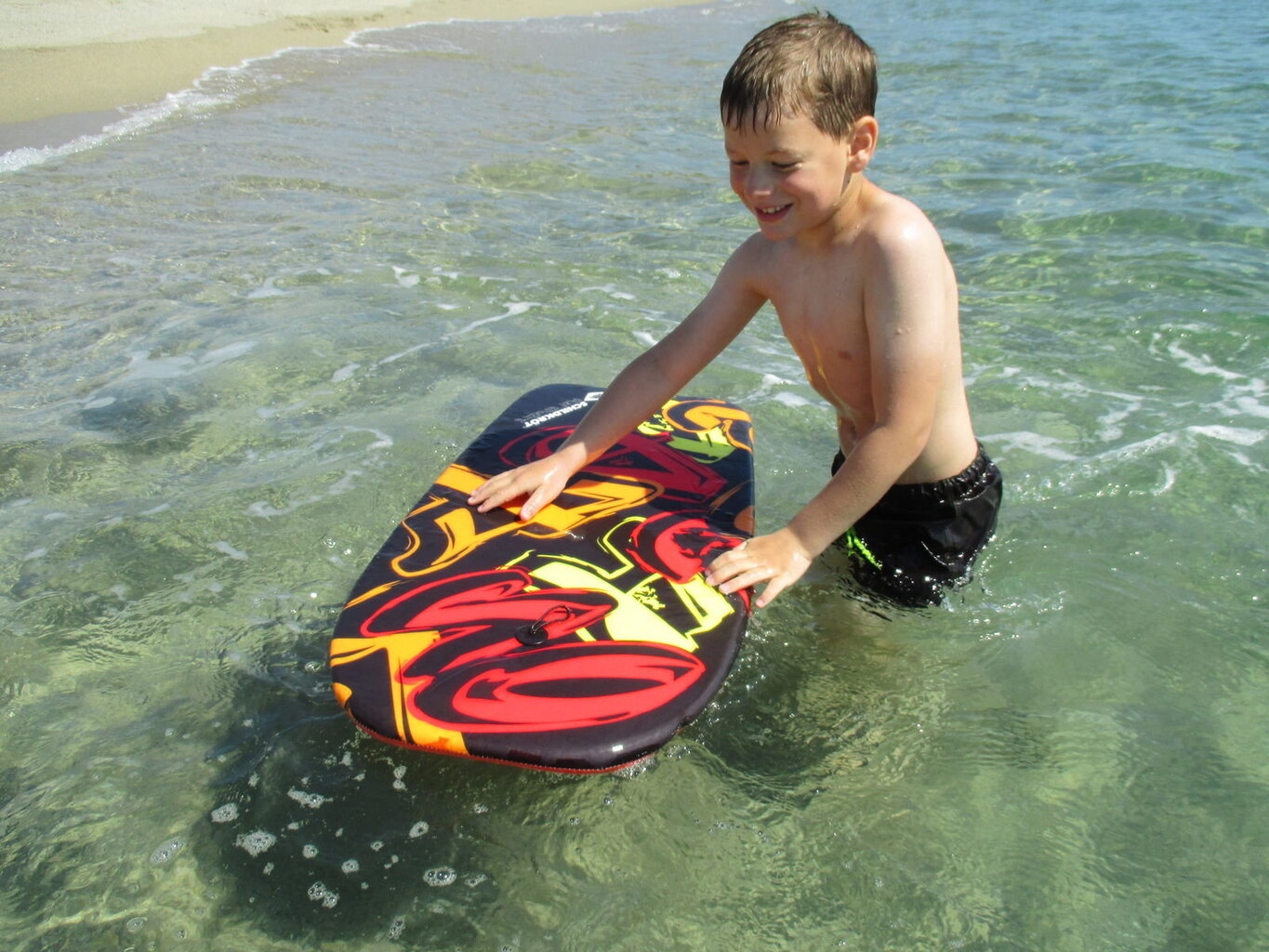 Ujumislaud Schildkrot Swimboard, 92 cm, must/punane цена и информация | Ujumislauad, ujumisnuudlid | hansapost.ee