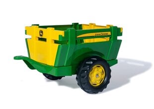 Lastetraktori haagis Rolly Toys rollyFarm Trailer John Deere цена и информация | Игрушки для мальчиков | hansapost.ee