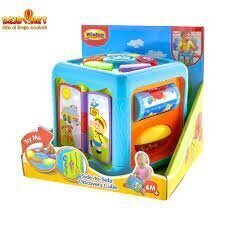 Развивающий кубик для малышей WinFun со световыми и звуковыми эффектами, 0715 цена и информация | Игрушки для малышей | hansapost.ee