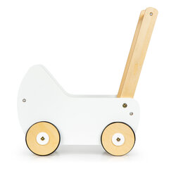 Деревянная коляска для кукол / ходунка ECOTOYS цена и информация | Игрушки для малышей | hansapost.ee