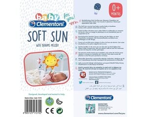 Ночник для младенцев Clementoni, Солнце цена и информация | Игрушки для малышей | hansapost.ee