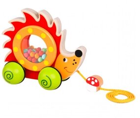 Puidust pallidega siil Tooky Toy hind ja info | Beebide mänguasjad | hansapost.ee