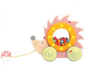 Деревянный ежик с шариками Tooky Toy цена и информация | Игрушки для малышей | hansapost.ee