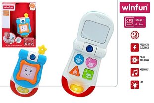 WinFun Beebi klapiga telefon, heli ja valgusega цена и информация | Игрушки для малышей | hansapost.ee