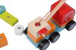 Cubika 13982 Magnetklotsidega puidust mänguasi "Autokraana" hind ja info | Beebide mänguasjad | hansapost.ee