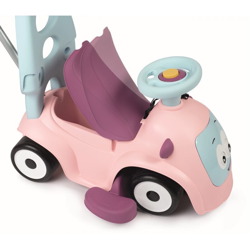 Pealeistutav auto Smoby Maestro 3in1, roosa цена и информация | Beebide mänguasjad | hansapost.ee
