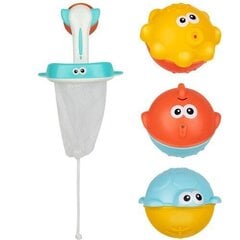 Игрушки для ванны рыболовная сетка-сачок и шарики-рыбки цена и информация | Игрушки для малышей | hansapost.ee