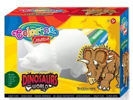 Loomekomplekt "Dinosaurus Triceratops", Colorino Creative цена и информация | Развивающие игрушки для детей | hansapost.ee