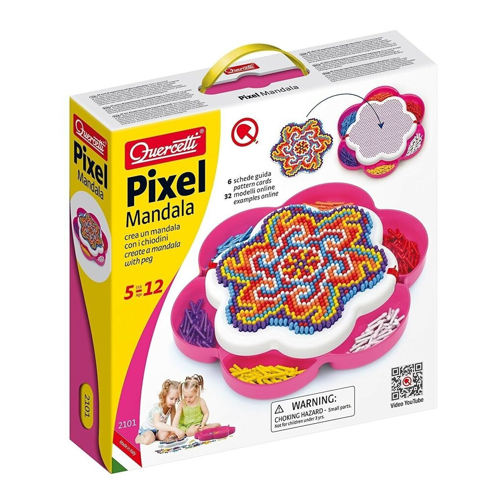 Mosaiik Quercetti Pixel Mandala цена и информация | Arendavad laste mänguasjad | hansapost.ee