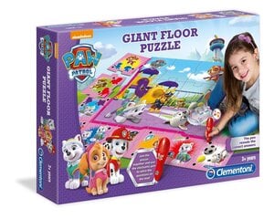 Haridusmatt - pusle Paw Patrol Female Giant Floor Puzzle, roosa, 24 tk. цена и информация | Развивающие игрушки для детей | hansapost.ee