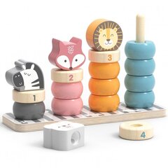Сортер из деревянных кубиков с животными "PolarB" цена и информация | Игрушки для малышей | hansapost.ee