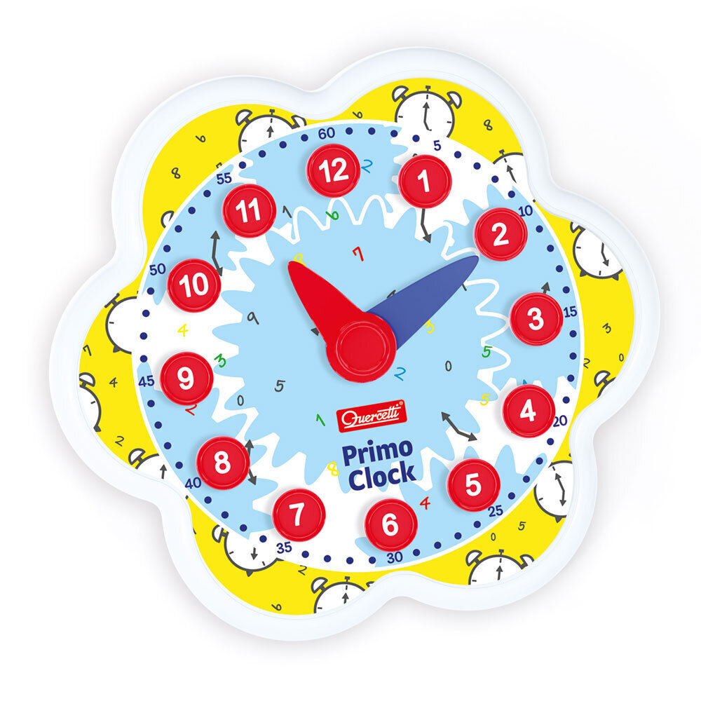 Hariv kell Quercetti Play Montessori Primo Clock цена и информация | Arendavad laste mänguasjad | hansapost.ee