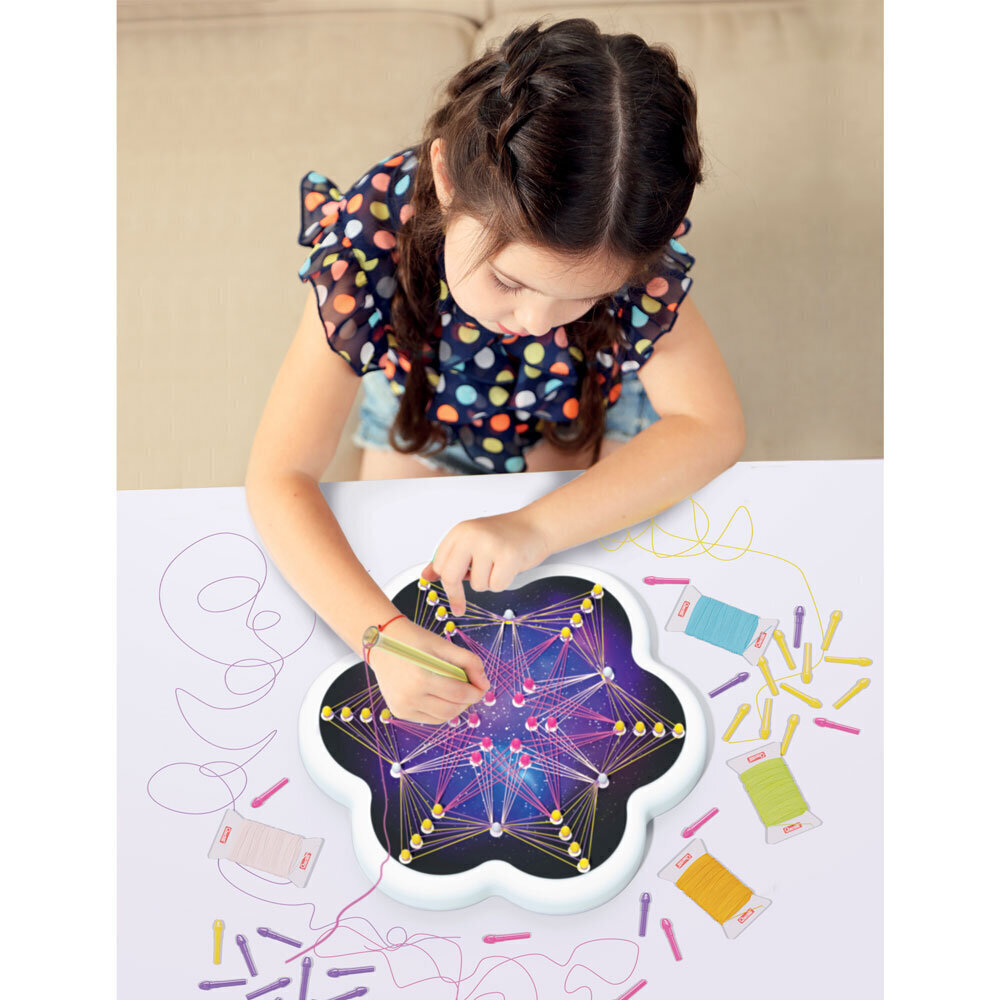 Loominguline komplekt Nööride kunst Mandala Quercetti Play Creativo String Art hind ja info | Arendavad laste mänguasjad | hansapost.ee