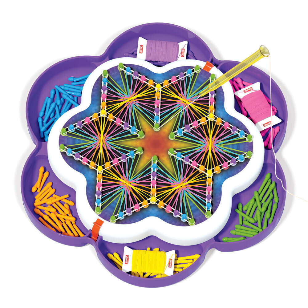 Loominguline komplekt Nööride kunst Mandala Quercetti Play Creativo String Art цена и информация | Arendavad laste mänguasjad | hansapost.ee