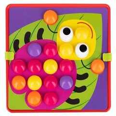 Mosaic plug-in game, 45 бусинок, мозаика, бусины цена и информация | Развивающие игрушки для детей | hansapost.ee