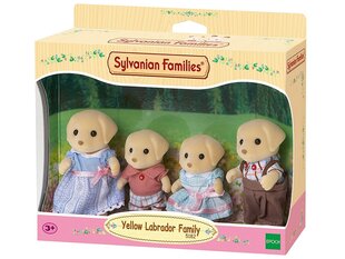 Семья желтого лабрадора SYLVANIAN FAMILIES цена и информация | Игрушки для девочек | hansapost.ee