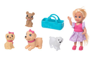 Кукла со щенками, 11,4 см цена и информация | TT Товары для детей и младенцев | hansapost.ee