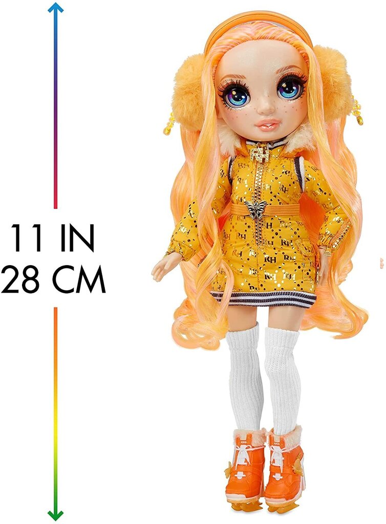 Rainbow High Winter Break Fashion Doll- Poppy Rowan (Orange) hind ja info | Mänguasjad tüdrukutele | hansapost.ee