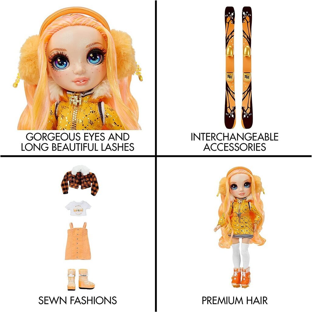 Rainbow High Winter Break Fashion Doll- Poppy Rowan (Orange) hind ja info | Mänguasjad tüdrukutele | hansapost.ee