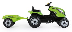 Детский трактор с прицепом Smoby Farmer XL, зеленый цена и информация | Игрушки для мальчиков | hansapost.ee