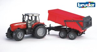 Bruder Massey Ferguson 7480 traktor järelhaagisega hind ja info | Mänguasjad poistele | hansapost.ee