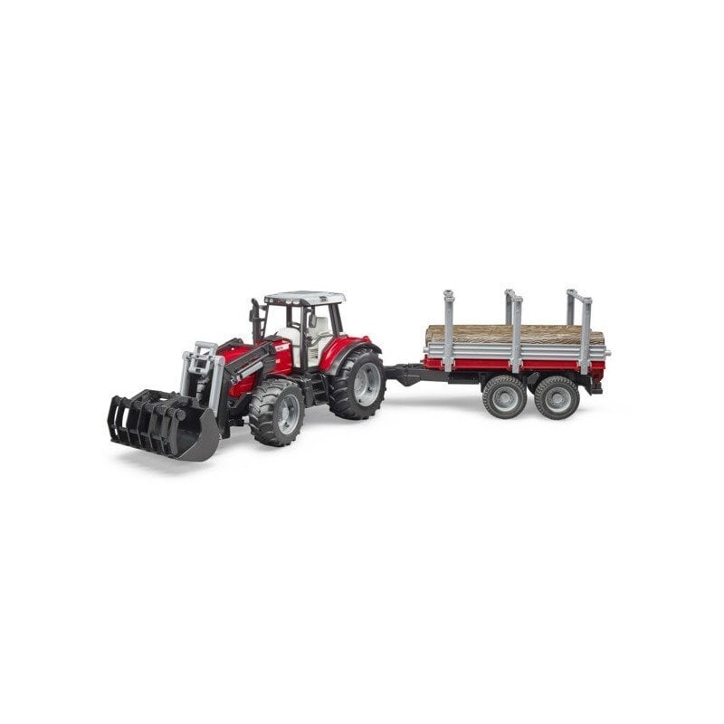 Laadur koos haagisega Bruder Massey Ferguson, 2046 hind ja info | Mänguasjad poistele | hansapost.ee