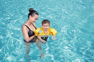 Ujumisvest lastele Bestway Fisher-Price Swim Pal, kollane цена и информация | Нарукавники, жилеты для плавания | hansapost.ee