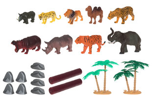 Набор статуэток Животные джунглей, 21 ч. цена и информация | Игрушки для мальчиков | hansapost.ee