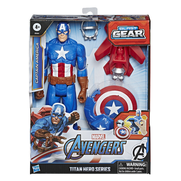 Kuju Titan Hero Blast Gear Captain America hind ja info | Mänguasjad poistele | hansapost.ee