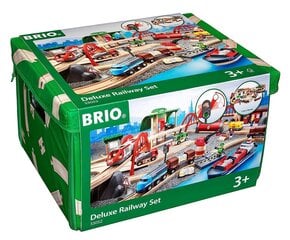 Комплект железной дороги класса люкс Brio Railway, 33052 цена и информация | BRIO RAILWAY Игрушки | hansapost.ee