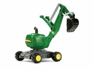 Pealeistutav ekskavaator Rolly Toys RollyDigger John Deere, roheline цена и информация | Игрушки для мальчиков | hansapost.ee