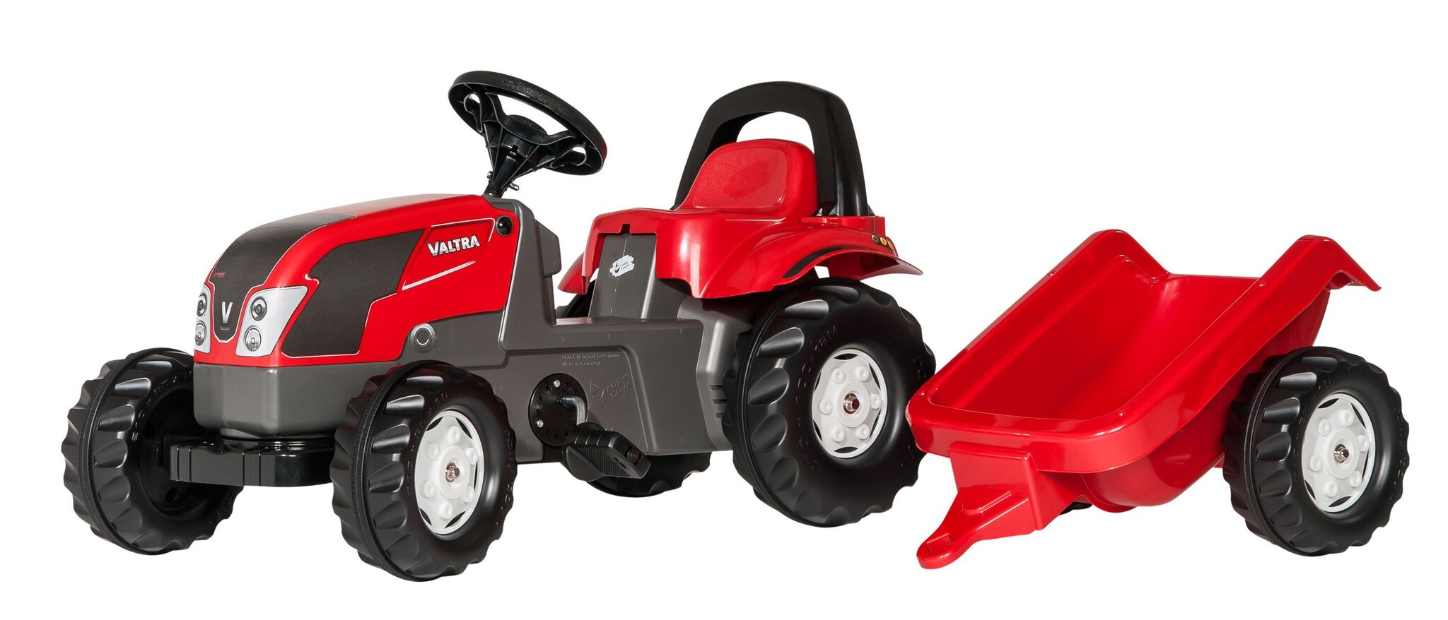 Laste traktor pedaalide ja haagisega Rolly Toys rollyKid Valtra hind ja info | Mänguasjad poistele | hansapost.ee
