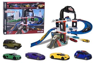 Городской гараж с 5 моделями автомобилей Majorette Urban цена и информация | Игрушки для мальчиков | hansapost.ee