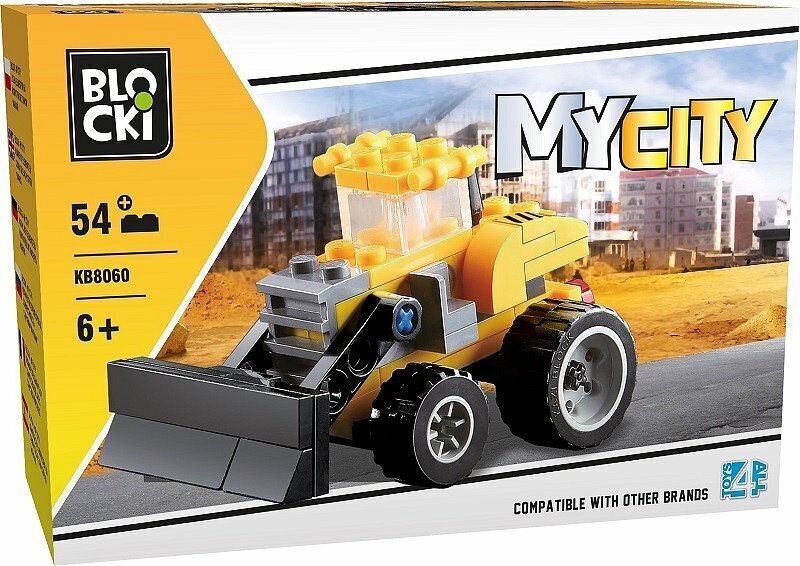 Konstruktor Blocki MyCity Väike buldooser, KB8060, 55tk цена и информация | Klotsid ja konstruktorid | hansapost.ee