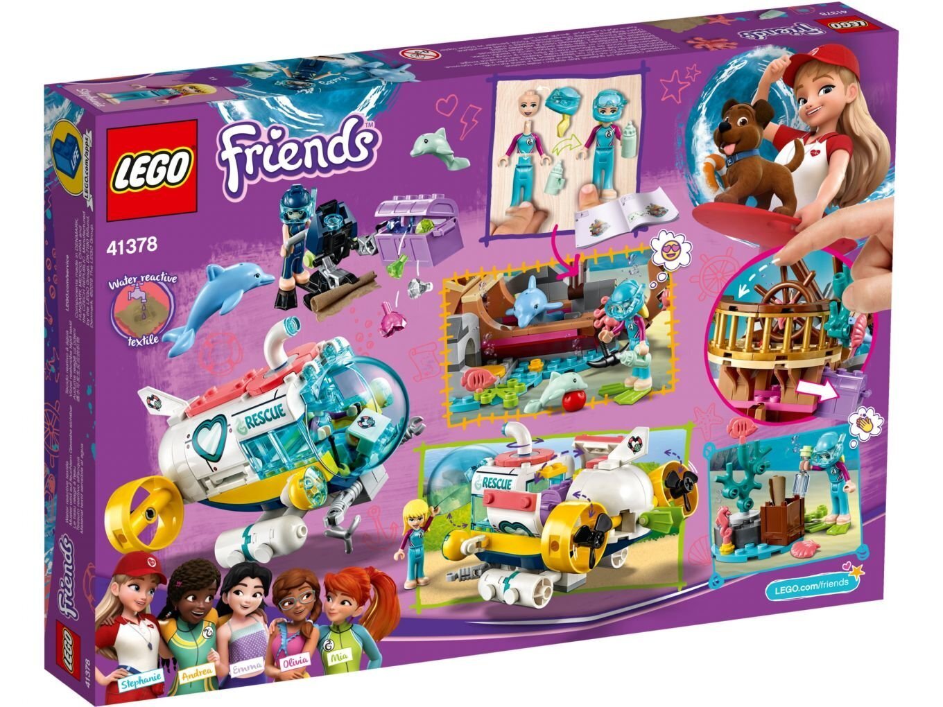 41378 LEGO® Friends Delfiinide päästemissioon цена и информация | Klotsid ja konstruktorid | hansapost.ee