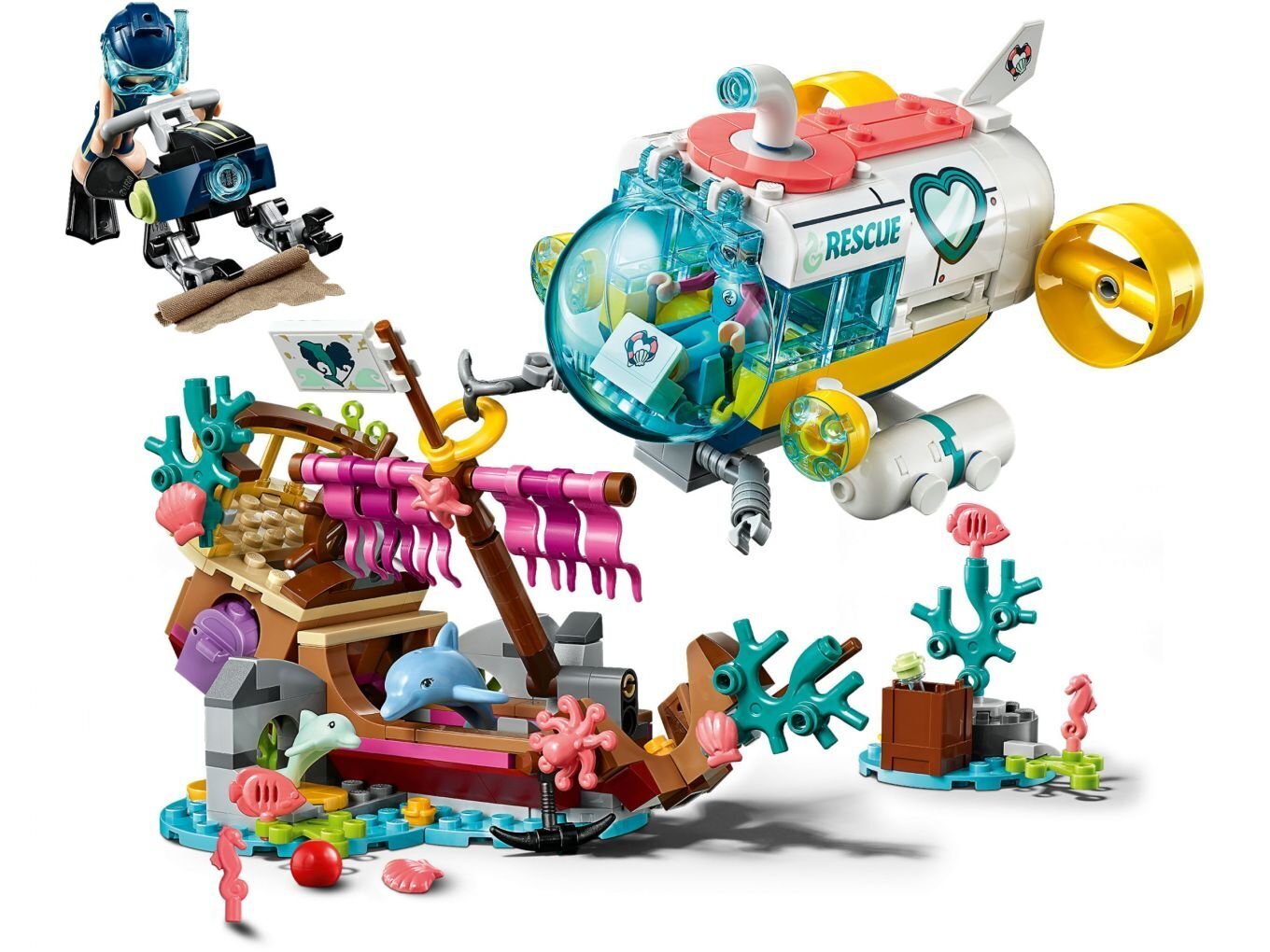 41378 LEGO® Friends Delfiinide päästemissioon цена и информация | Klotsid ja konstruktorid | hansapost.ee