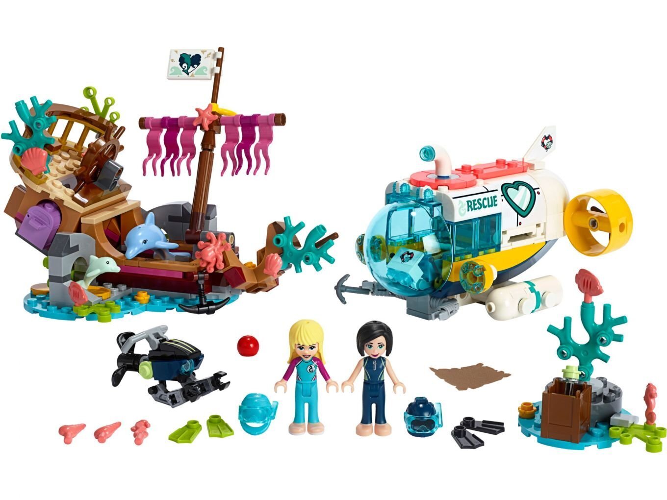 41378 LEGO® Friends Delfiinide päästemissioon цена и информация | Klotsid ja konstruktorid | hansapost.ee