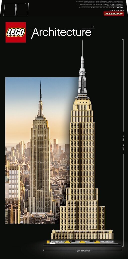 21046 LEGO® Architecture Empire State Building цена и информация | Klotsid ja konstruktorid | hansapost.ee