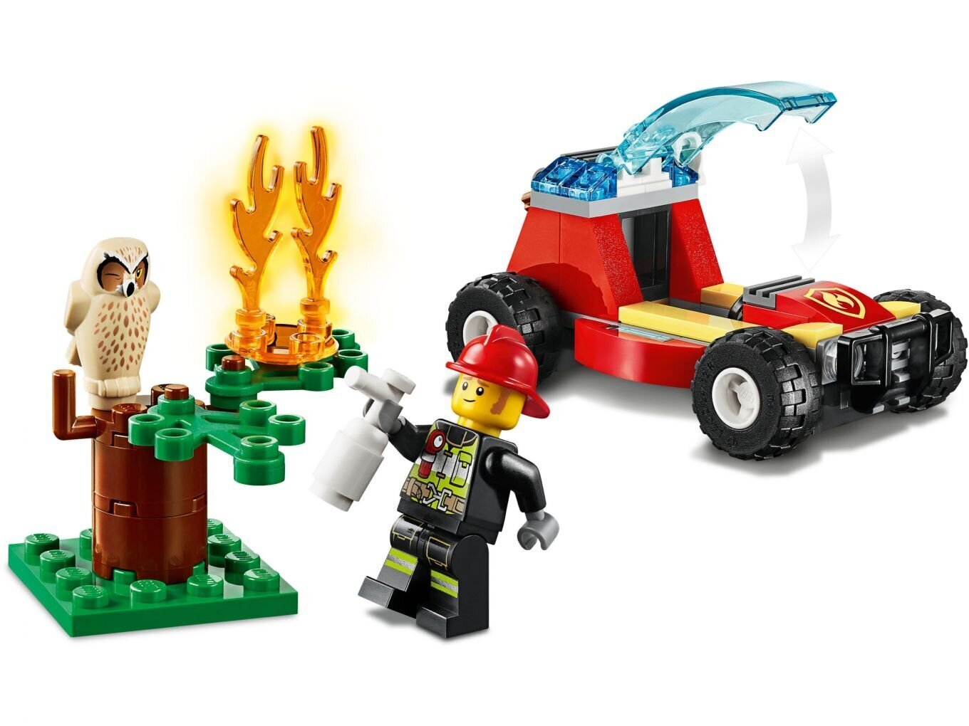 60247 LEGO® City Fire Metsatulekahju цена и информация | Klotsid ja konstruktorid | hansapost.ee